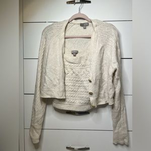 J.Crew Cardigan and Inner top set.